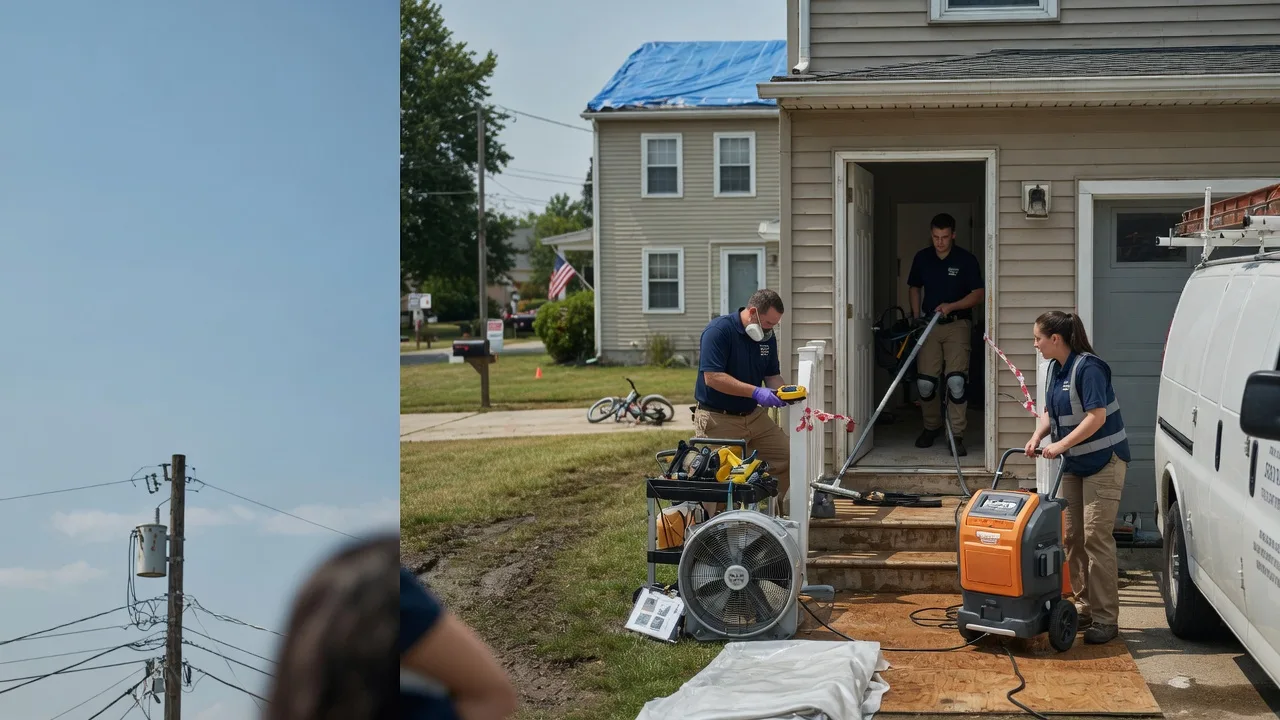 Water Damage Repair in Cordova, IL near me